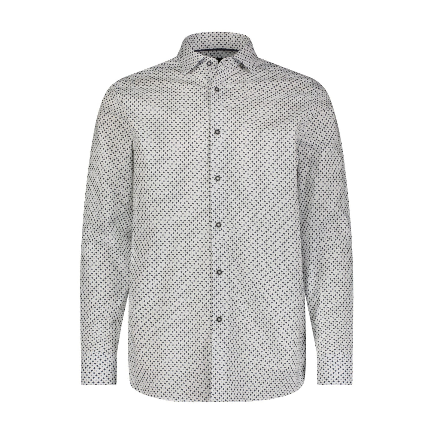 Geo Star Print Long Sleeve Shirt