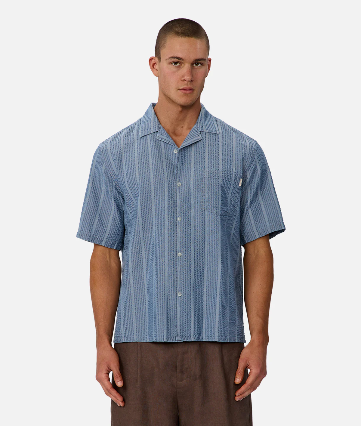The Kimridge S/S Shirt - Indigo